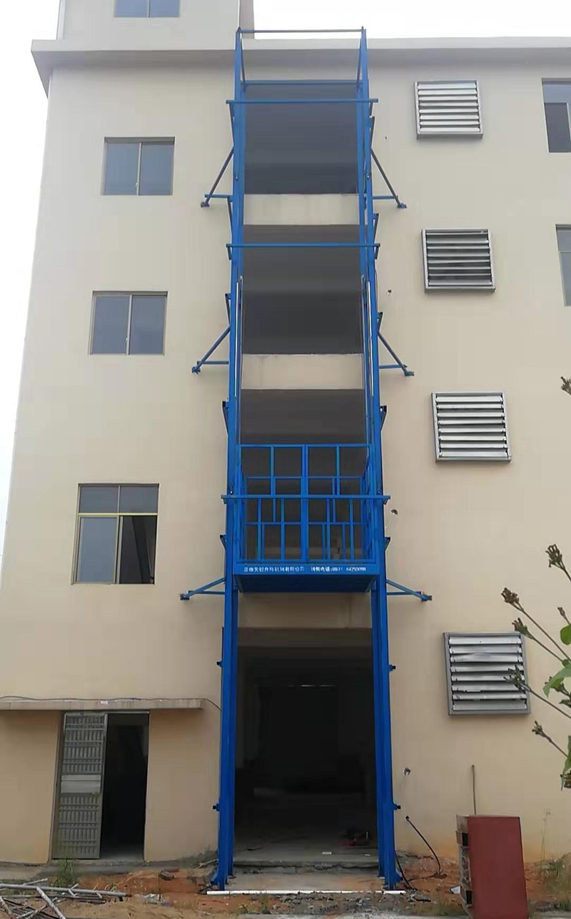 自贡室外导轨式升降平台